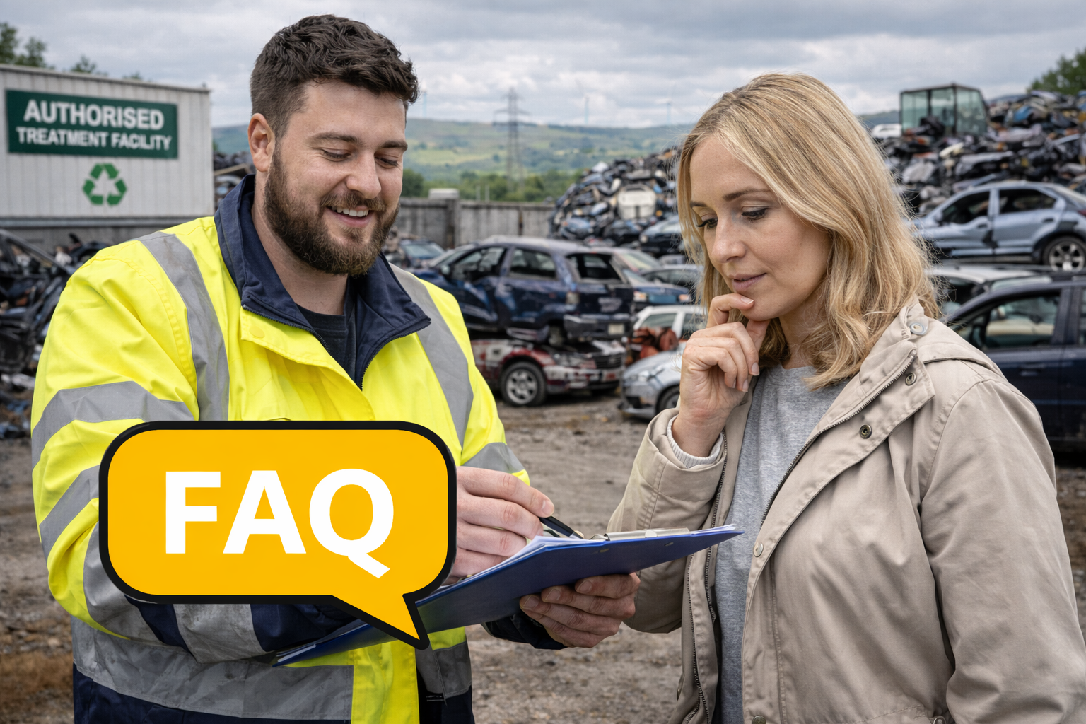 Scrap car FAQs and advice in Hale